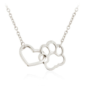 Hollow Footprint Necklace