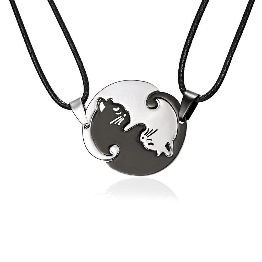 Cat Couples Necklace
