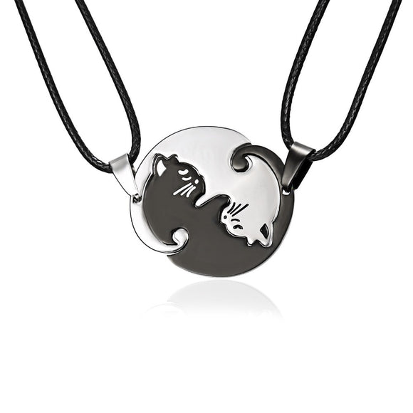 Cat Couples Necklace