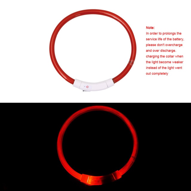 Rechargeable LED Collars - Safety  Cat Collar With Battery